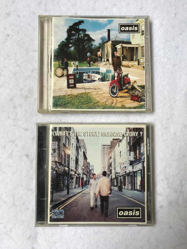 Dos Cds Oasis Whats The Story Be Here Now Originales