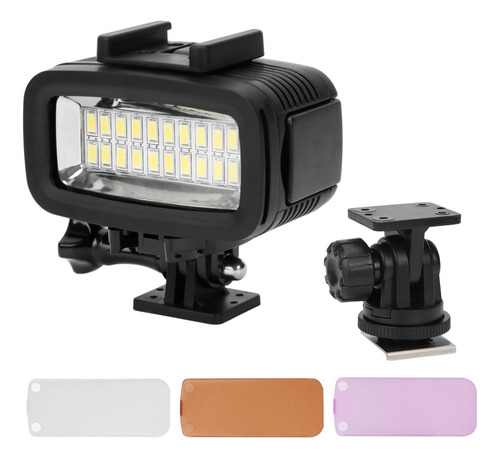 Luz Led Subacuática 40m Fotografía Relleno Buceo Impermeable