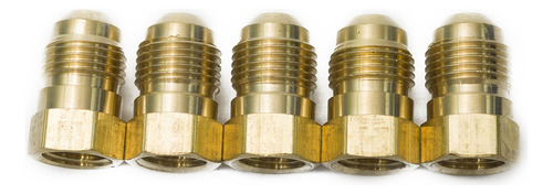 Conector Latin 3/8 Conectores Od X 1/4 Plug Not Hembra (paqu