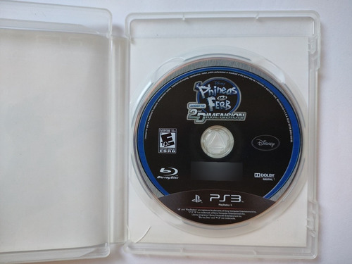 Phineas And Ferb Across The 2nd Dimension Para Ps3 Fisico (Usado)