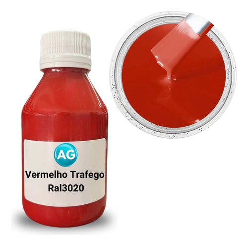 Cor Sólida Vermelho Trafego Ag - Ral3020 10g