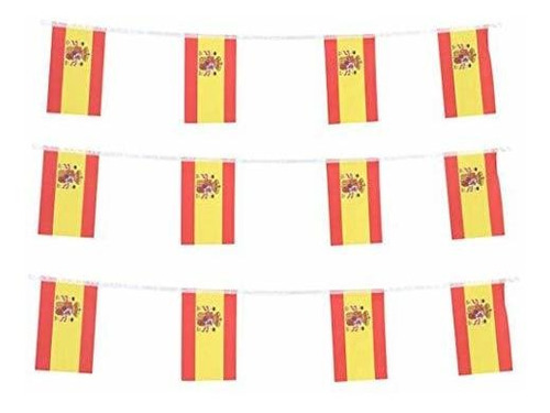 Banderas De España, Minibandera De Cadena Pequeña Español