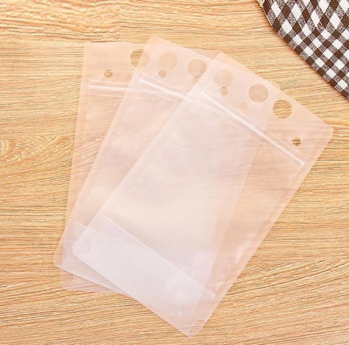Imagen 5 de 10 de 100 Bolsa Stand Up Pouch Para Bebidas Con Cierre 500 Ml