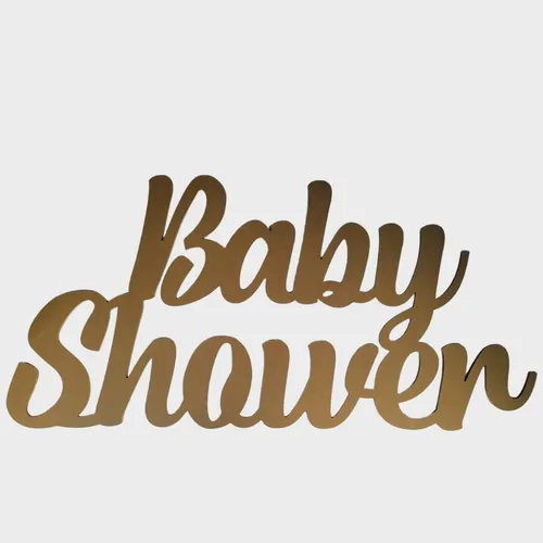 Letrero Baby Shower Mdf 60cmx 30cm decoracion madera Meses Sin Intereses letrero-baby-shower-mdf-60cmx-30cm-decoracion-madera-meses-sin-intereses