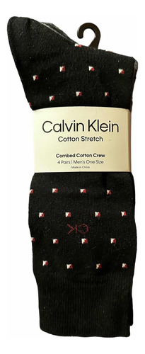 Calcetines Calvin Klein De Vestir 4 Pares Hombre Originales