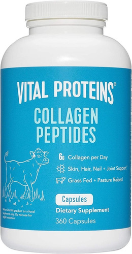Vital Proteins Péptidos De Colágeno Libre Pastoreo X 360cáps