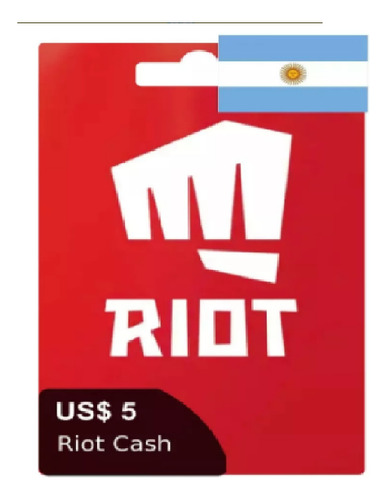 Gift Card League Of Legends 5 Dolares