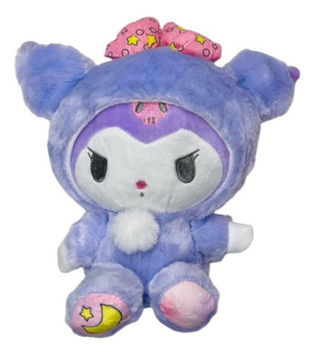 Peluche Kuromi Con Pijama Tierno 20cm