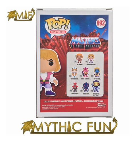 Funko Pop Masters Of The Universe - Prince Adam 992 (Usado)