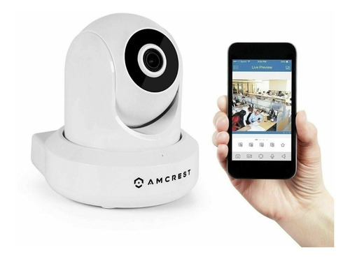 Camara Wifi Seguridad Amcrest Ultrahd 2k Doble Banda 2.4  5  (Reacondicionado)