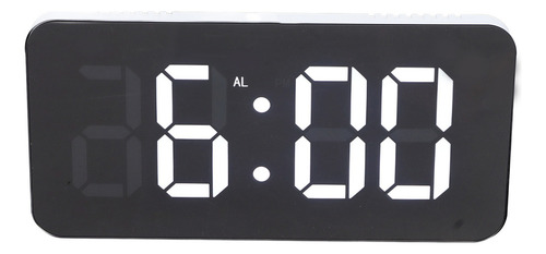Reloj Despertador Digital Led Con Espejo De Carga Usb .
