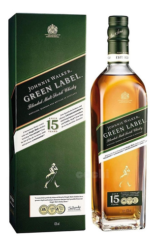 Whisky Escocés Johnnie Walker Green Label 750ml