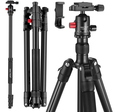 Mactrem Tripode Profesional Para Camara  62  Dslr Tripode