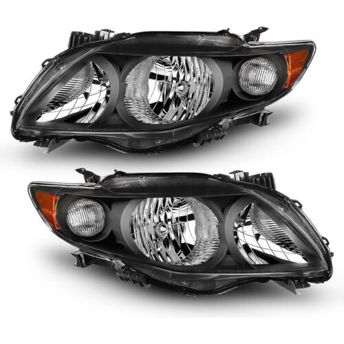 2pcs Headlights Assembly For Toyota Corolla 2009-2010 Bl Aab