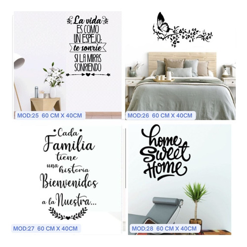 Vinilos Decorativos Con Frases Y Diseños