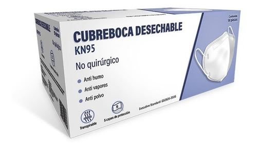 Cubrebocas Kn95 (5 Capas)