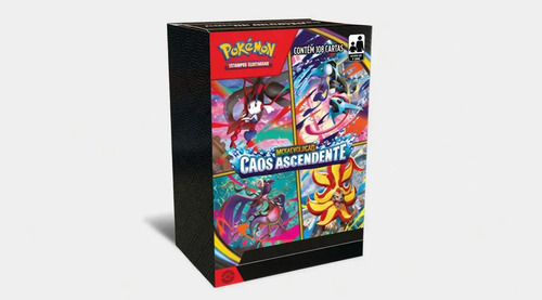 Combo De Pacotes Pokémon TCG: Caos Ascendente — 18 Boosters