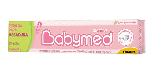 Babymed Pomada Para Assaduras 45 Gramas - Rosa