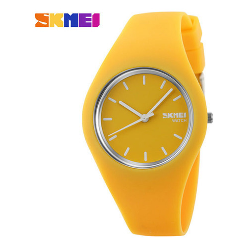 Reloj Impermeable Para Pareja Simple Jelly Colors