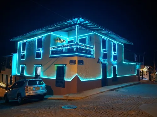 Luces Navideña Led Rgb X 30 Mts 110v Con Control Exterior