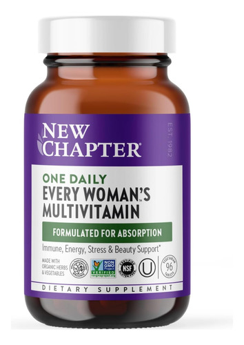 New Chapter Every Woman's Multivitamínico Mujer X 96c