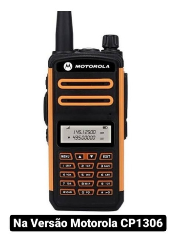 Imagem 4 de 9 de Rádio Triband Baofeng Bf-x3 Laranja E Preto 10w Uhf Vhf Ip67
