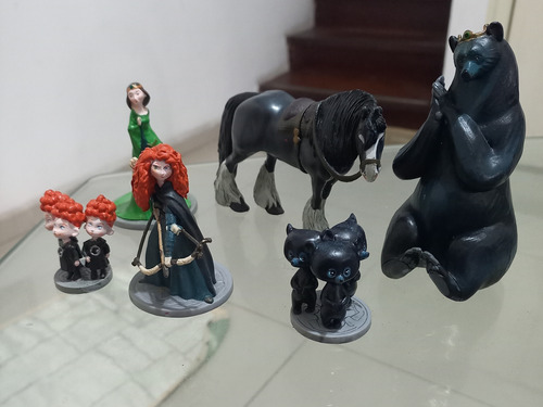 Bonecos Originais Da Disney, Merida, Lote Com 6 Personagens.