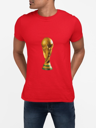 Polera Fifa World Cup Mundial De Futbol  Estampada Algodon