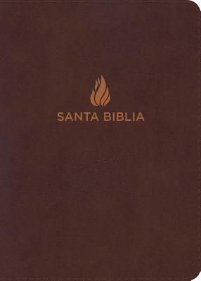 Biblia Rvr60/letra Grande/tamaño Manual/marron/piel Fabricad