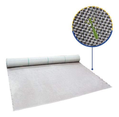 Malla Antiplaga Antimoscos Anti Insectos Antiafidos 10x3.65m Color Blanco