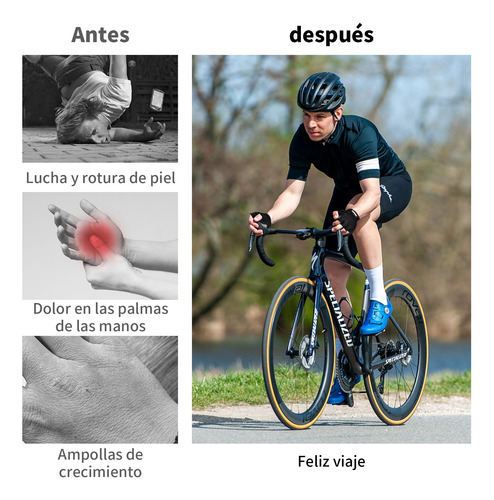 Guantes Ciclismo Bicicleta Con Palma Gel Cortos