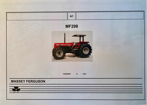 Manual De Repuestos Tractor Massey Ferguson 298