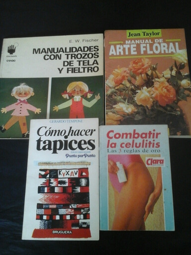 Lote Libros De Manualidades - Oferta (4 Ejs)