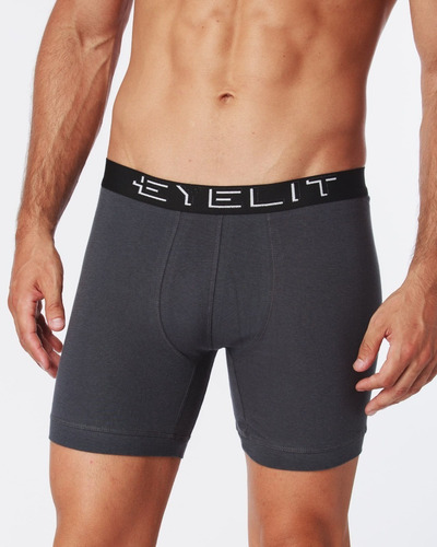 Imagen 6 de 9 de Boxer Eyelit Algodón Con Lycra Pierna Larga 526- Pack X 3