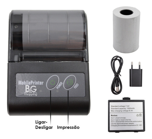 Mini Impressora Portátil