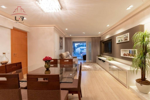 Apartamento Com 3 Dormitórios À Venda, 122 M² Por R$ 997.000,00 - Batel - Curitiba/pr - Ap0907