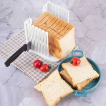 Comprar Cortador Pan Para Tostada Rebanador Casero Desmontable Guia