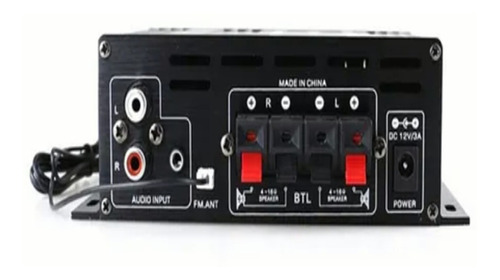 Imagen 5 de 5 de Ak380 - Mini Amplificador De Potencia De Sonido De Audio (40