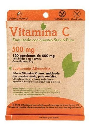 Vitamina C 500 Mg X 120 Porciones Dulzura Natural