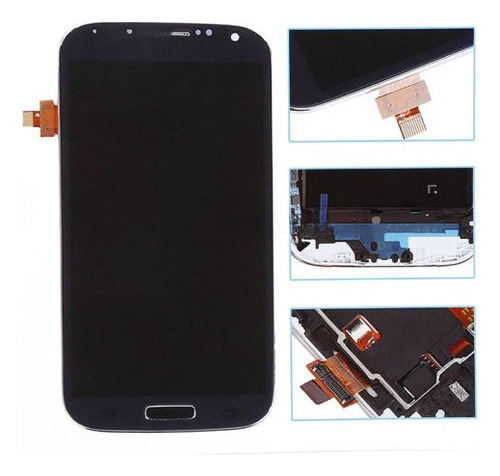 Azul Para Samsung Galaxy S4 I9505 Pantalla Lcd Táctil Digita