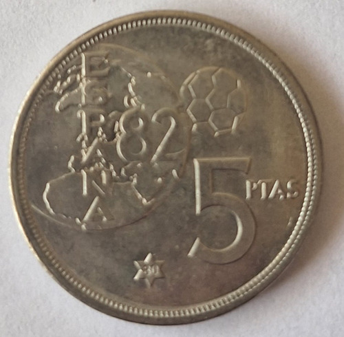 Espectacular Moneda De 5 Pesetas De 1980 Rara Antigüedad