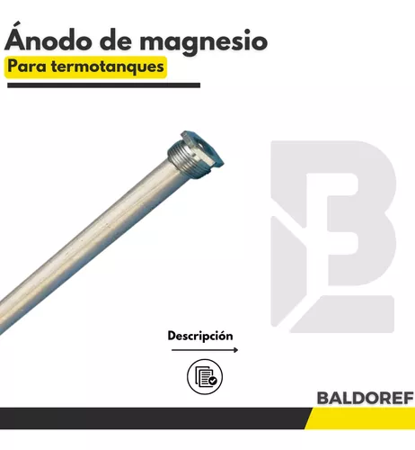 Qué es el ánodo de magnesio de un termotanque eléctrico y para qué