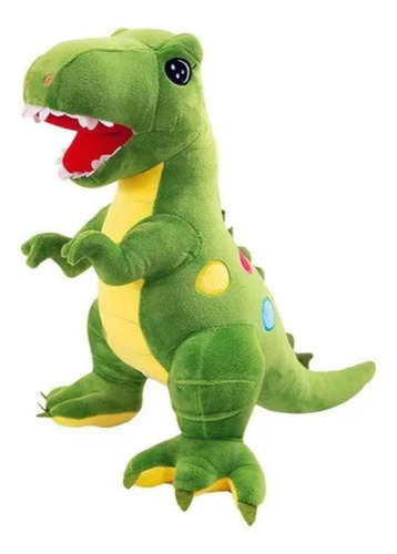 Dinosaurio T Rex Peluche 60 Cm Musical Verde 