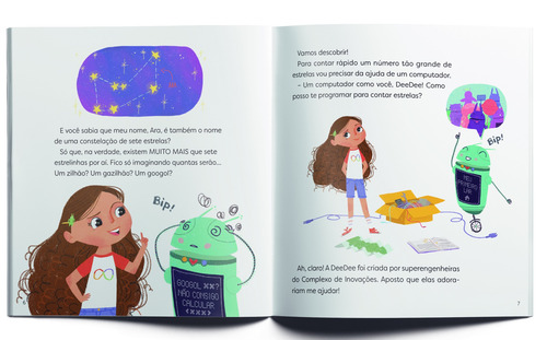 Ara: A engenheira das estrelas, de Singh, Komal. Editorial Editora Original Ltda.,Page Two Books, Inc., capa mole em português, 2019
