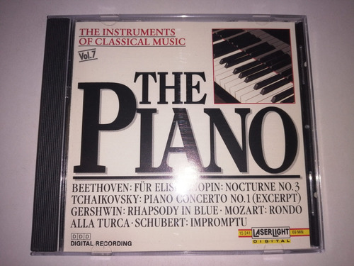 The Piano Instruments Classical Vol.7 Cd Imp Ed 1990 Mdisk