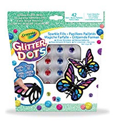 Crayola 04-1083 Dots Magic Crea Mariposas Con Purpurina Para