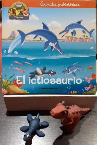 El Ictiosaurio Animales Prehistoricos + Muñlecos De Regalo