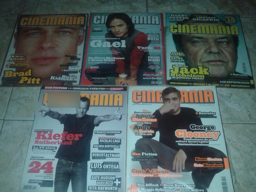 Lote Por 5 Revista Cinemania Año 2006 Y 7