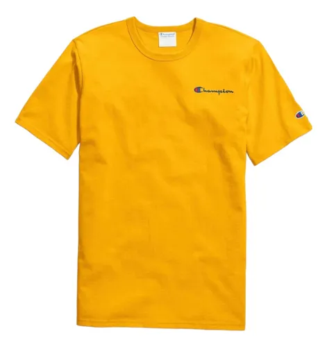 Playera champion amarilla sale