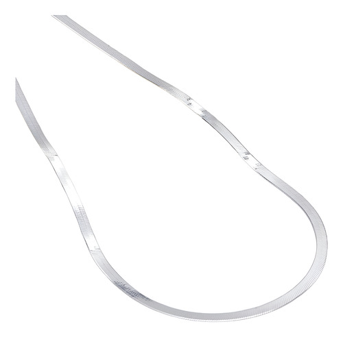 Kit 2 Pzas / Collar Acero Inoxidable Brillante + Estuches Plateado